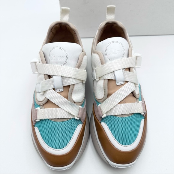 Chloe Sonnie Leather Low Top Sneaker - Picture 3 of 14